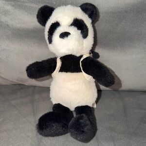 Jellycat Black and White Panda Plush with Logo Tag